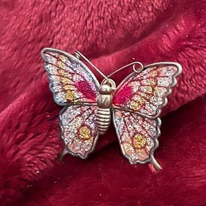 PRETTY Vintage Butterfly Pin